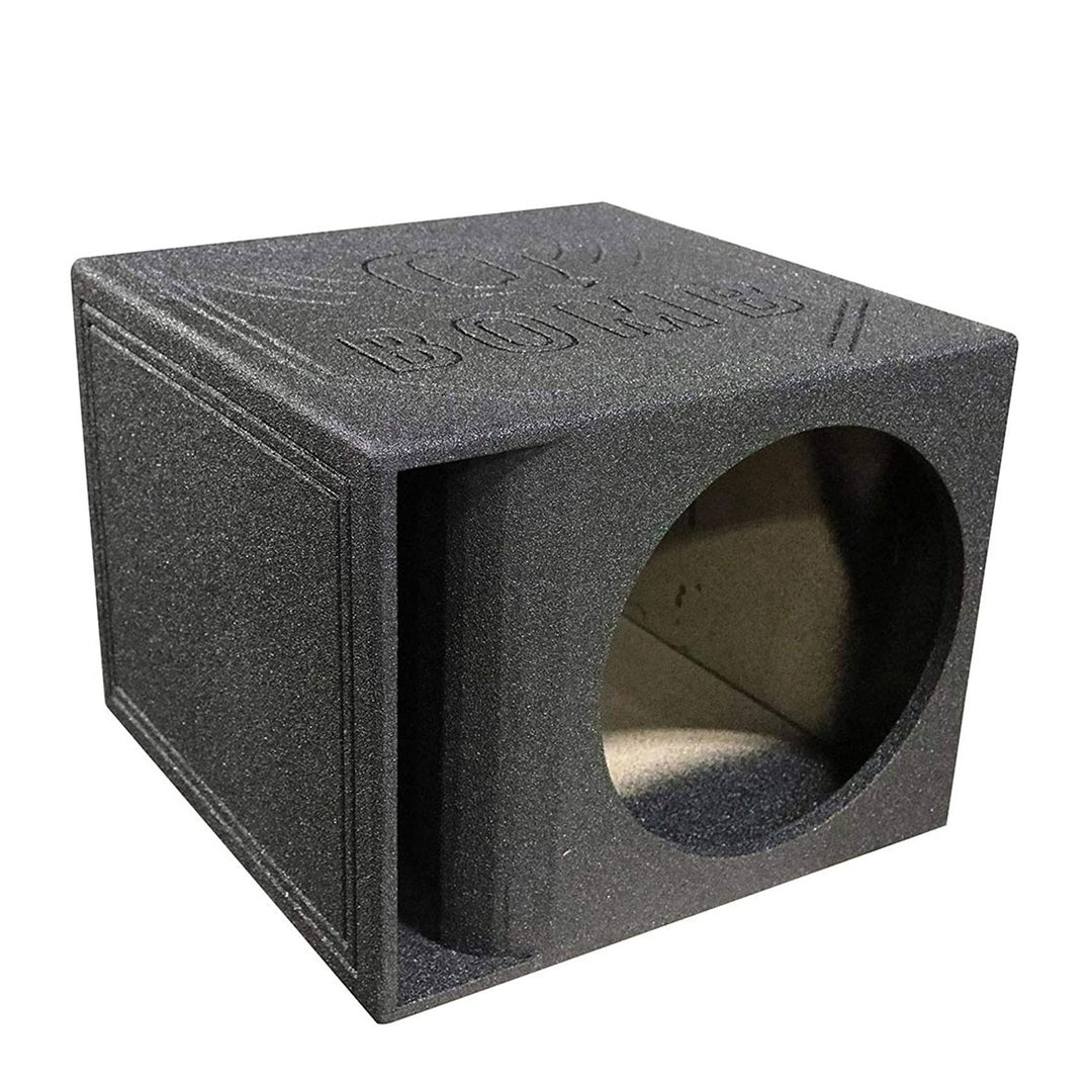 QPower QBOMB15HP Single 15 Inch Vented Side Ported Speaker Round Enclosure Box