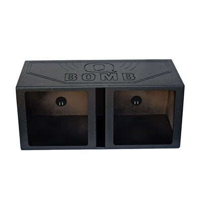 QPower QBOMB 15 Inch Center Vented Dual Subwoofer Enclosure Speaker Box (Used) - VMInnovations
