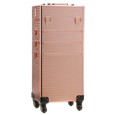 Channcase 4in1 Professional Makeup Trolley Cart w/ Wheels, Rose Gold (For Parts) - VMInnovations