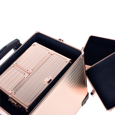 Channcase 4in1 Professional Makeup Trolley Cart w/ Wheels, Rose Gold (For Parts) - VMInnovations