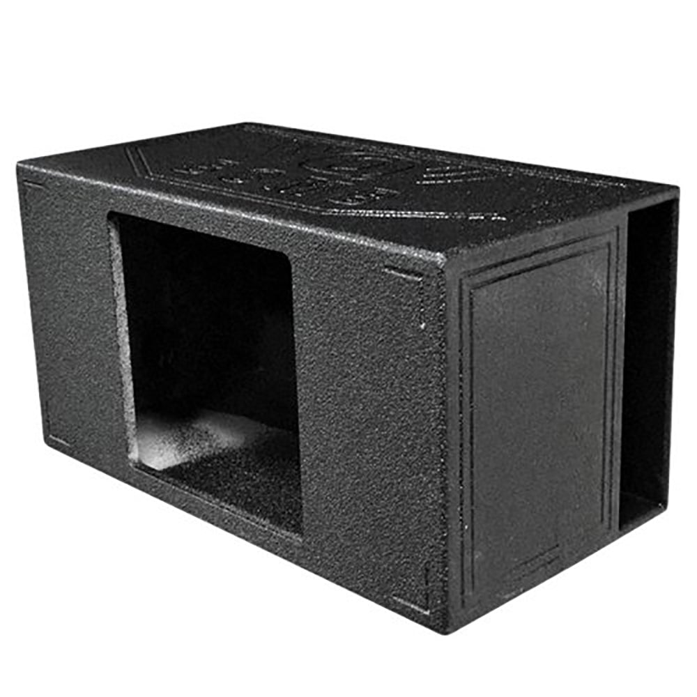 QPower Single 15" Side-Vented Kicker L7 Square Subwoofer Speaker Box (Open Box) - VMInnovations