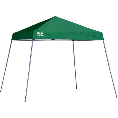 Quik Shade Expedition 10'x10' Instant Pop Up Canopy Tent, Green (Open Box)