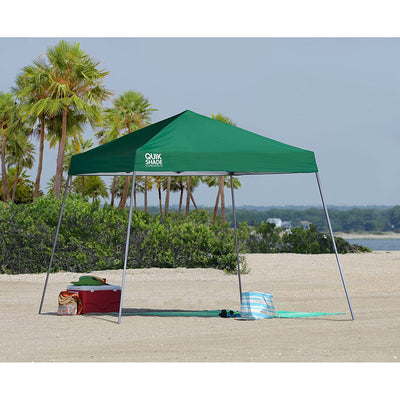 Quik Shade Expedition 10'x10' Instant Pop Up Canopy Tent, Green (Open Box)