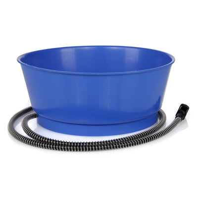 Farm Innovators 1.5 Gal Electric Heated Pet Water Bowl, 60 Watt, Blue (Open Box)