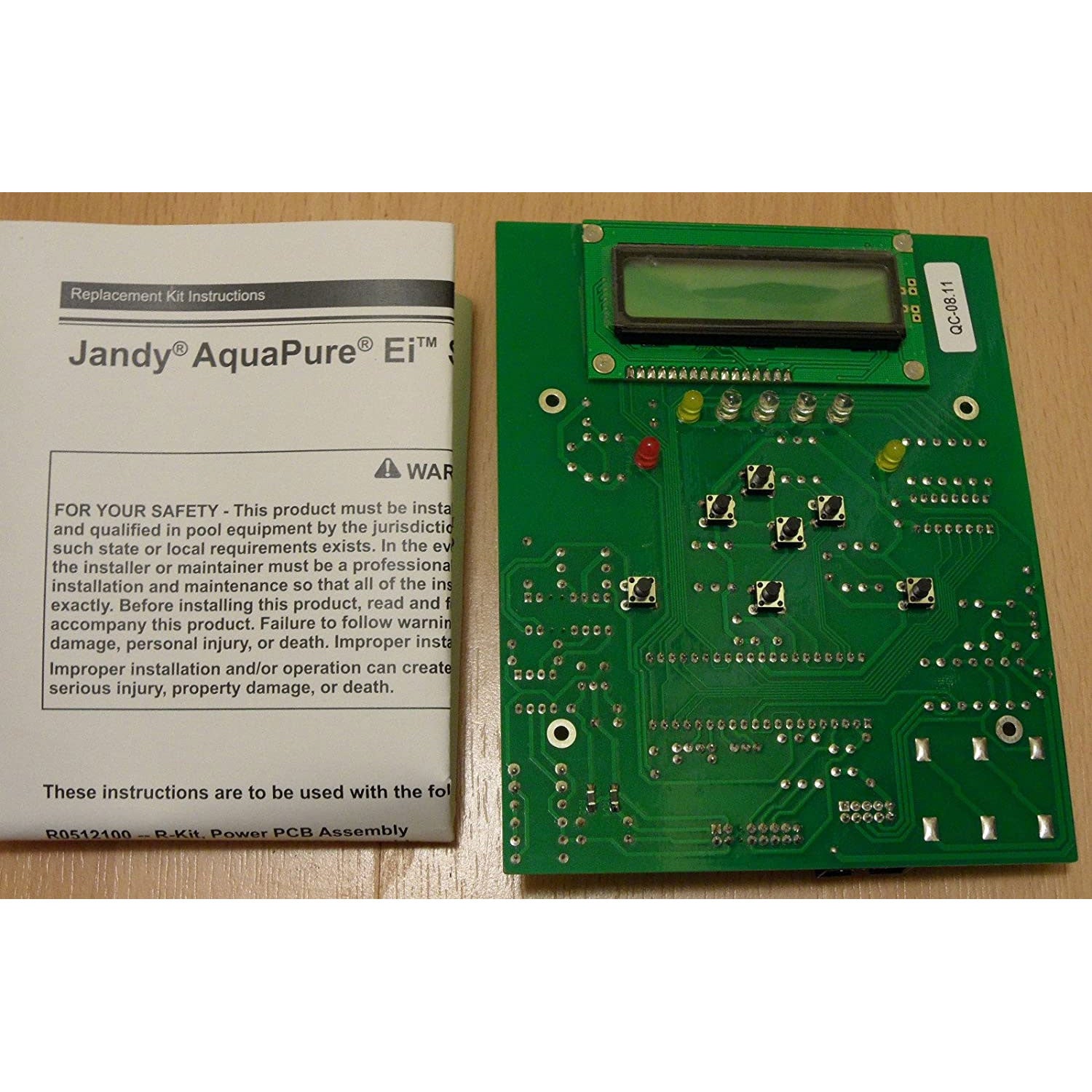 Zodiac R0512300 PCB Assembly Kit for Jandy Aquapure Ei Generator (For Parts)