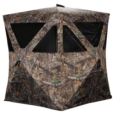 Rhino Blinds 2 Person Outside Game Hunting Ground Blind, Realtree (For Parts)