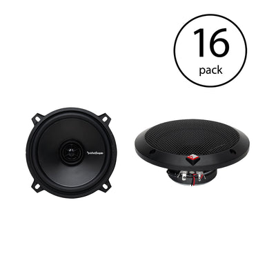 Rockford Fosgate R1525X2 5.25" 2-Way Coaxial Car Audio Speakers, Pair (16 Pack)