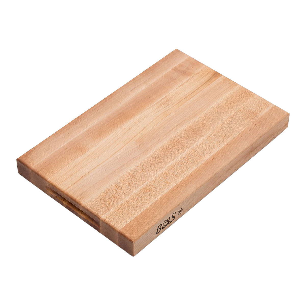 John Boos Maple Reversible 18 x 12" Cutting Board & 3 Piece Maintenance Oil Set