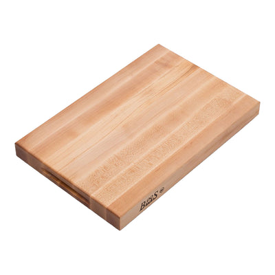 John Boos Maple Reversible 18 x 12" Cutting Board with 3 Piece Maintenance Set - VMInnovations