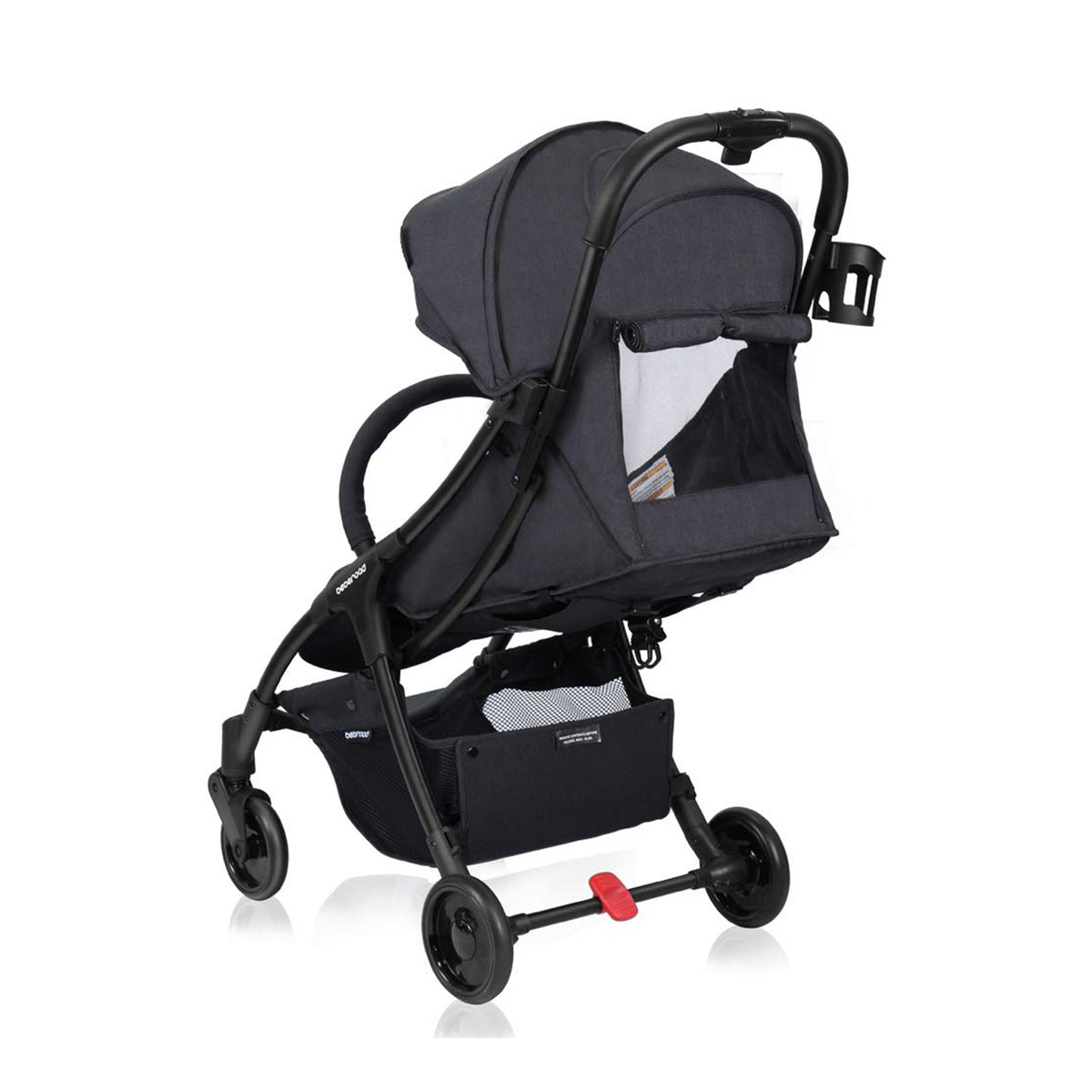 Beberoad Rider Baby Stroller Glider Board & R2 Ultra Lightweight Stroller, Black