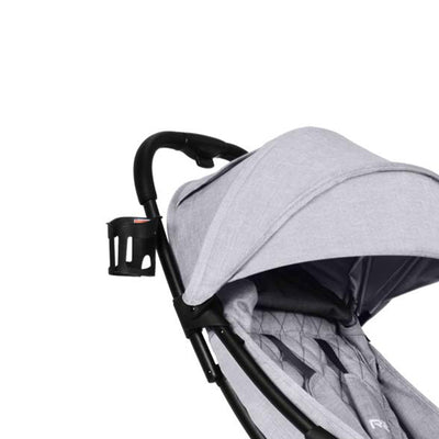 Beberoad R2 Ultra Lightweight Baby Newborn Stroller w/ Waterproof Canopy, Grey - VMInnovations