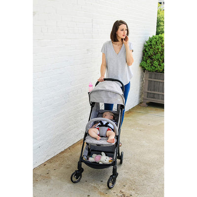 Beberoad R2 Ultra Lightweight Baby Newborn Stroller w/ Waterproof Canopy, Grey - VMInnovations