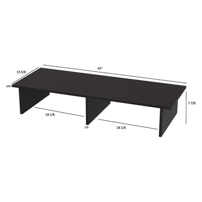Convenience Concepts TV Monitor Stand Platform Riser Shelf, Black (Open Box)