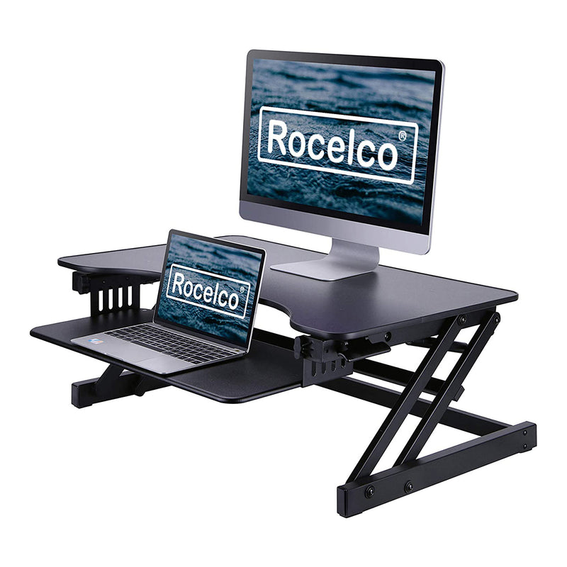 Rocelco Standing Desk Converter 32 Inch Height Support Riser (For Parts)
