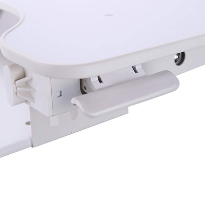 Rocelco Standing Desk Converter 32 Inch Adjustable Height Support Riser, White