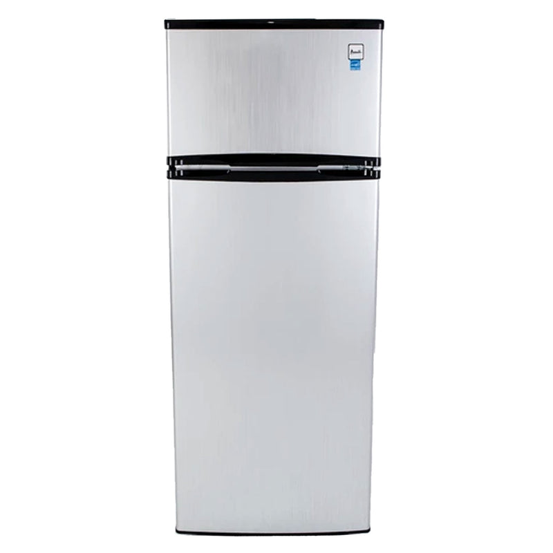 Avanti 7.4 Cubic Foot Apartment Size Refrigerator, Black Platinum (Used)