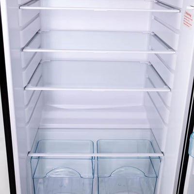 Avanti 7.4 Cubic Foot Apartment Size Refrigerator, Black Platinum (Open Box)