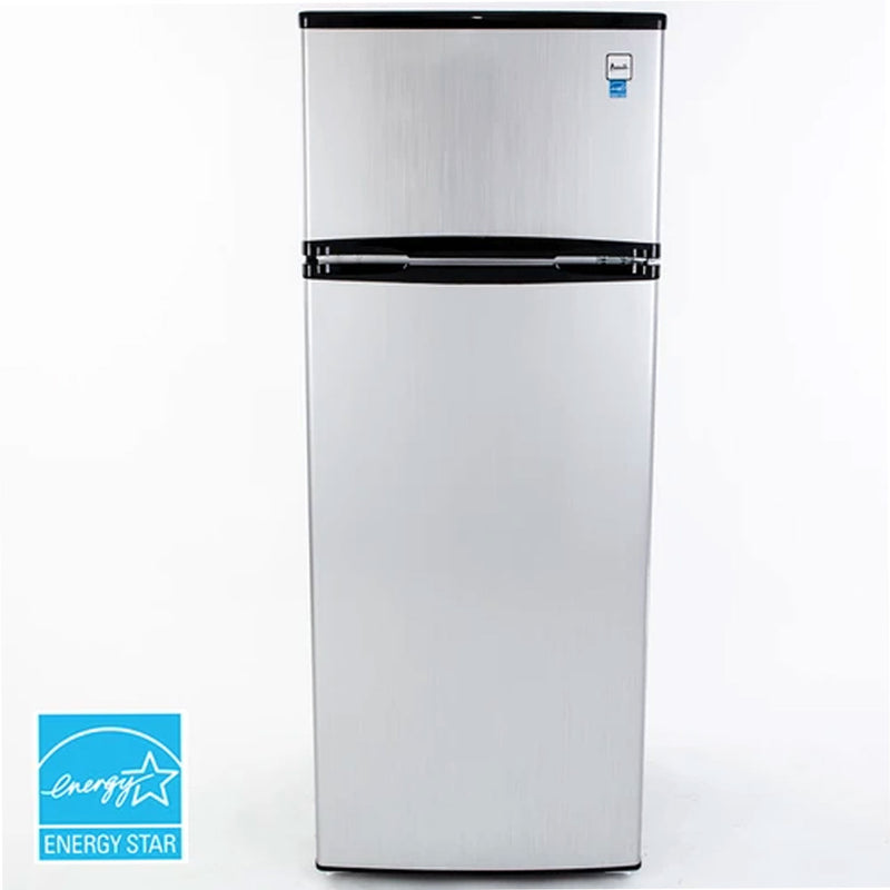 Avanti 7.4 Cubic Foot Apartment Size Refrigerator, Black Platinum (For Parts)