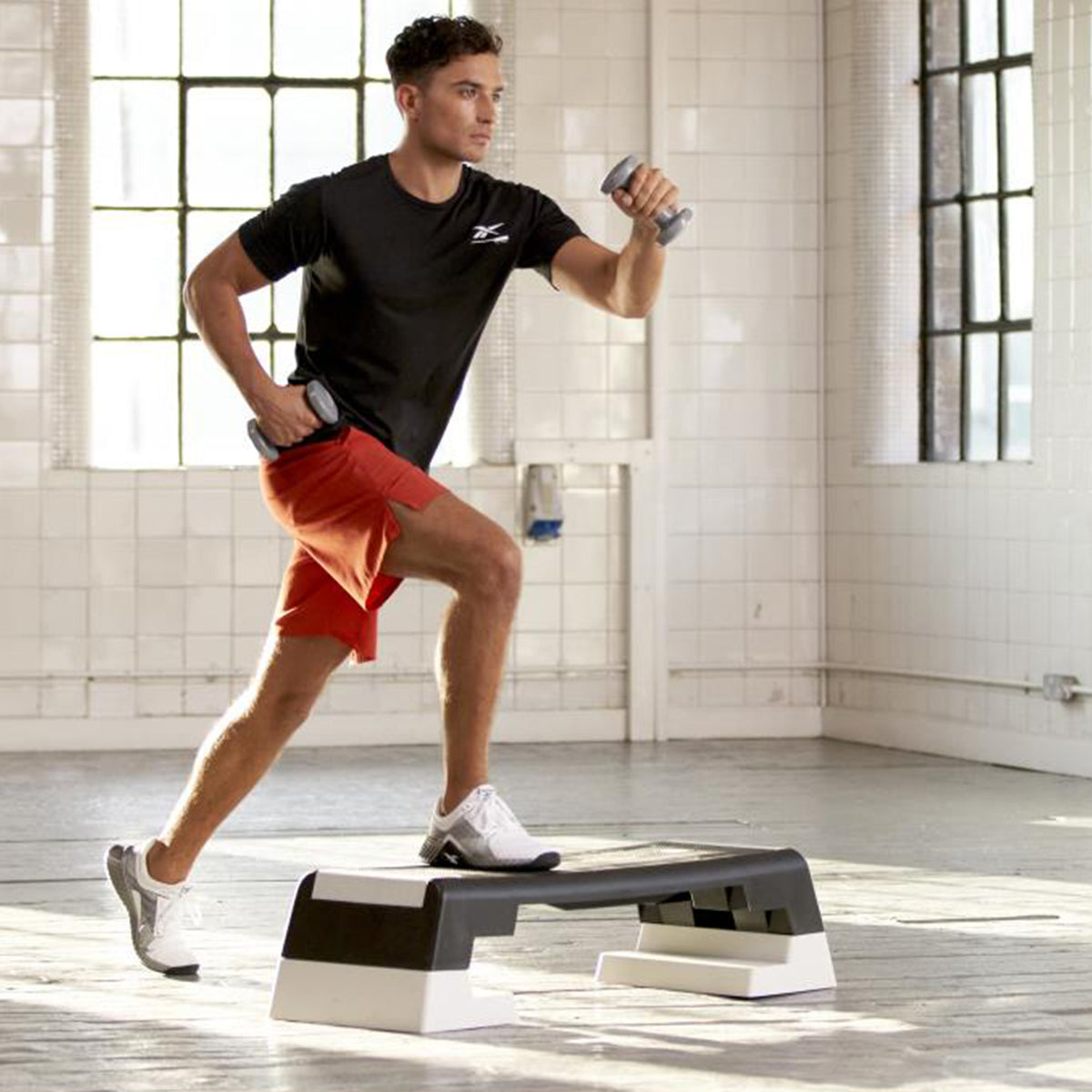 Reebok Fitness Multipurpose Aerobic & Strength Workout Step, (Open Box)