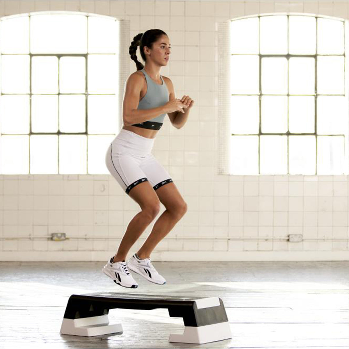 Reebok Fitness Multipurpose Aerobic & Strength Workout Step, (Open Box)