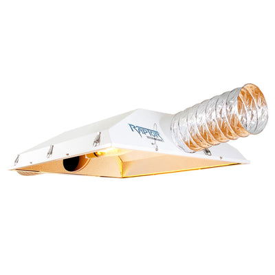 Hydrofarm Raptor 8" Air Cooled Grow Light Fixture Reflector Hood (Open Box)