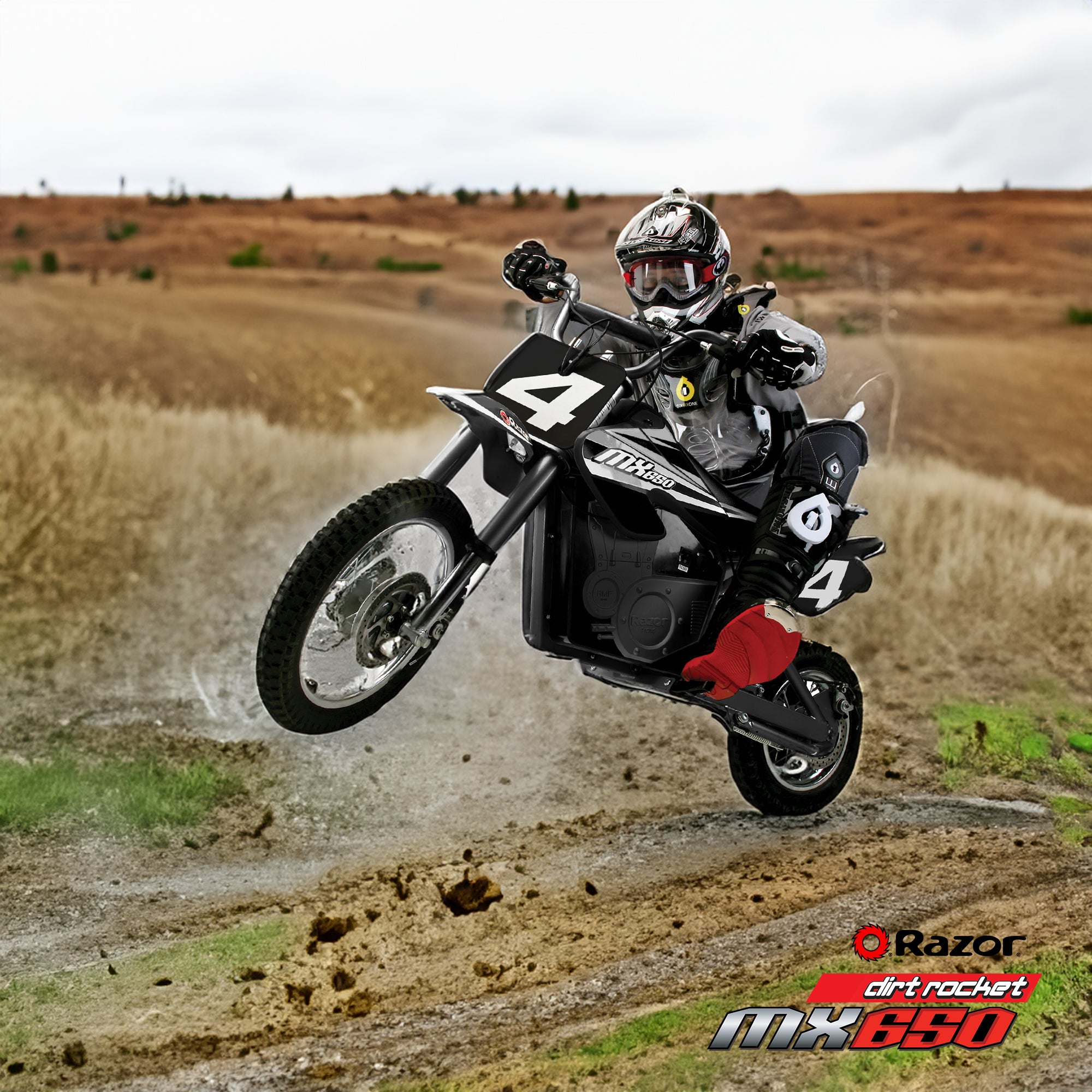 Razor MX650 Electric Dirt Rocket Motor Bike for Kids 12+, Black (For Parts) - VMInnovations