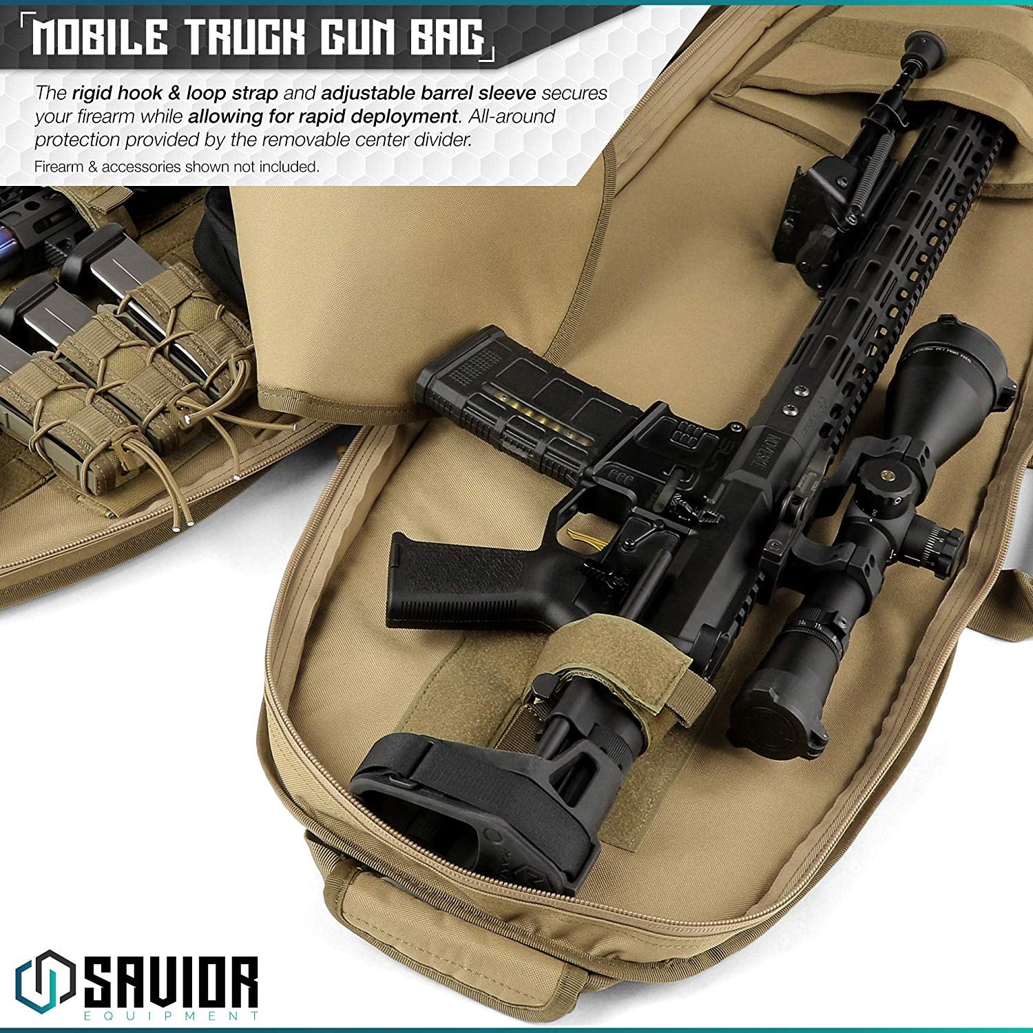 Savior Equipment T.G.B. Earth Rifle Carrying Case with Strap, 30 Inch (Open Box)