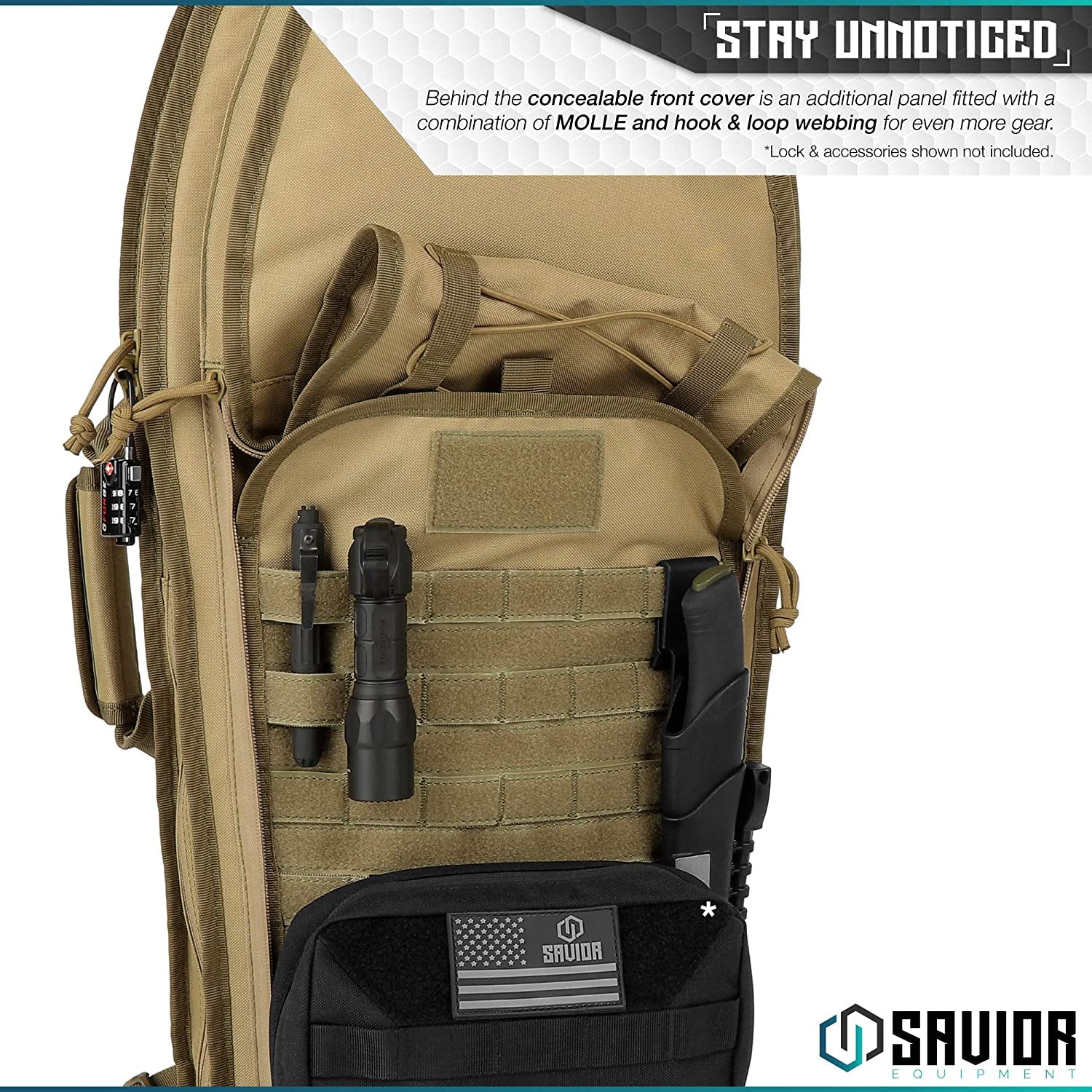 Savior Equipment T.G.B. Earth Rifle Carrying Case with Strap, 30 Inch (Open Box)