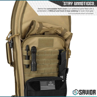 Savior Equipment T.G.B. Earth Rifle Carrying Case with Strap, 30 Inch (Open Box)