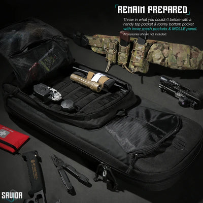 Savior Equipment 600D 34 in. Tactical Single Rifle Gun Bag Backpack (For Parts)