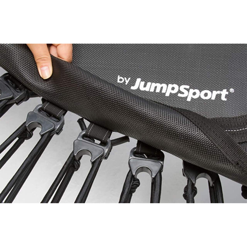 JumpSport 350 Indoor 39-Inch Mini Trampoline and Handle Bar Accessory, Black