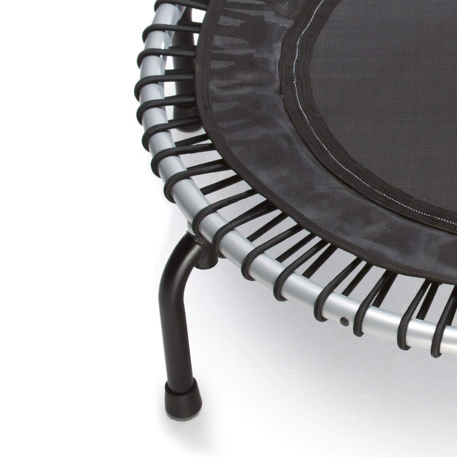 JumpSport 350 Indoor 39-Inch Mini Trampoline and Handle Bar Accessory, Black
