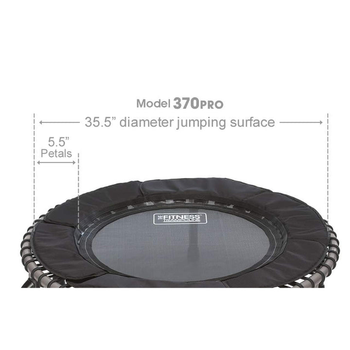 JumpSport 370 PRO Indoor Heavy Duty 39-Inch Trampoline with Handle Bar Accessory