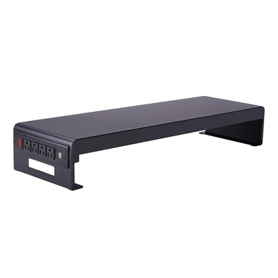Rocelco 46 In Standing Desk Converter & 30 In Dual Monitor Stand w/ USB Charging