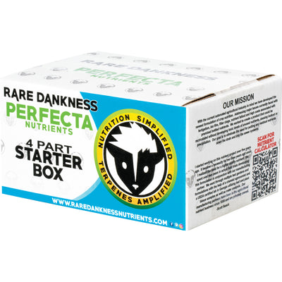 Rare Dankness Nutrients 4 Part Starter Box for Home Hydroponic Gardens(Open Box)