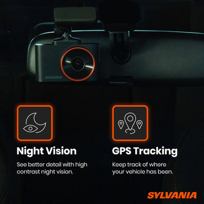 Sylvania Roadsight Basic Dash Camera w/ 130 Degree View & Hit Detection (Used)