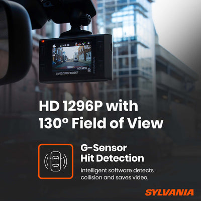 Sylvania Roadsight Basic Dash Camera w/ 130 Degree View & Hit Detection (Used)