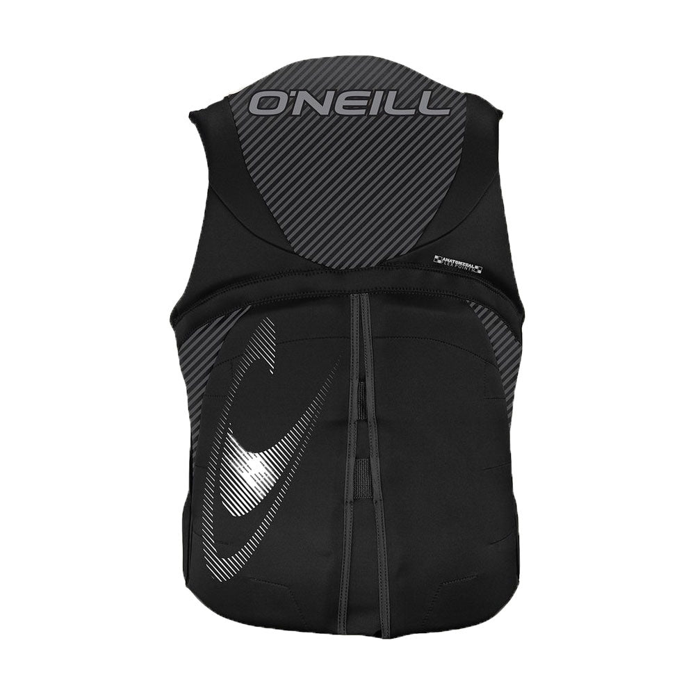 O'Neil USCG Approved Extra Large Polyester Lining Water Reactor Life Vest, Black