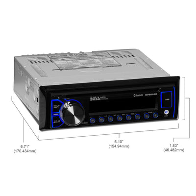 BOSS Audio BV6658B 50 Watt x 4 Max Power Single-DIN DVD Receiver with Bluetooth (Open Box)