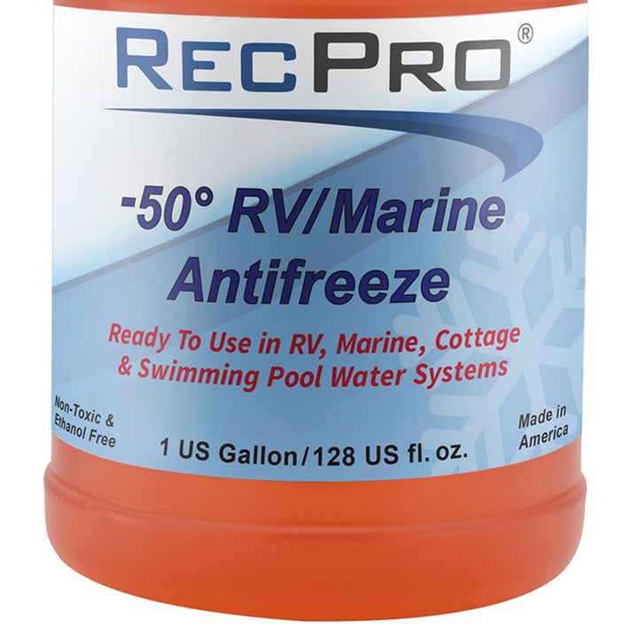 RecPro 1 Gal RV Antifreeze Concentrate Fluid for Winterizing Vehicles (2 Pack)