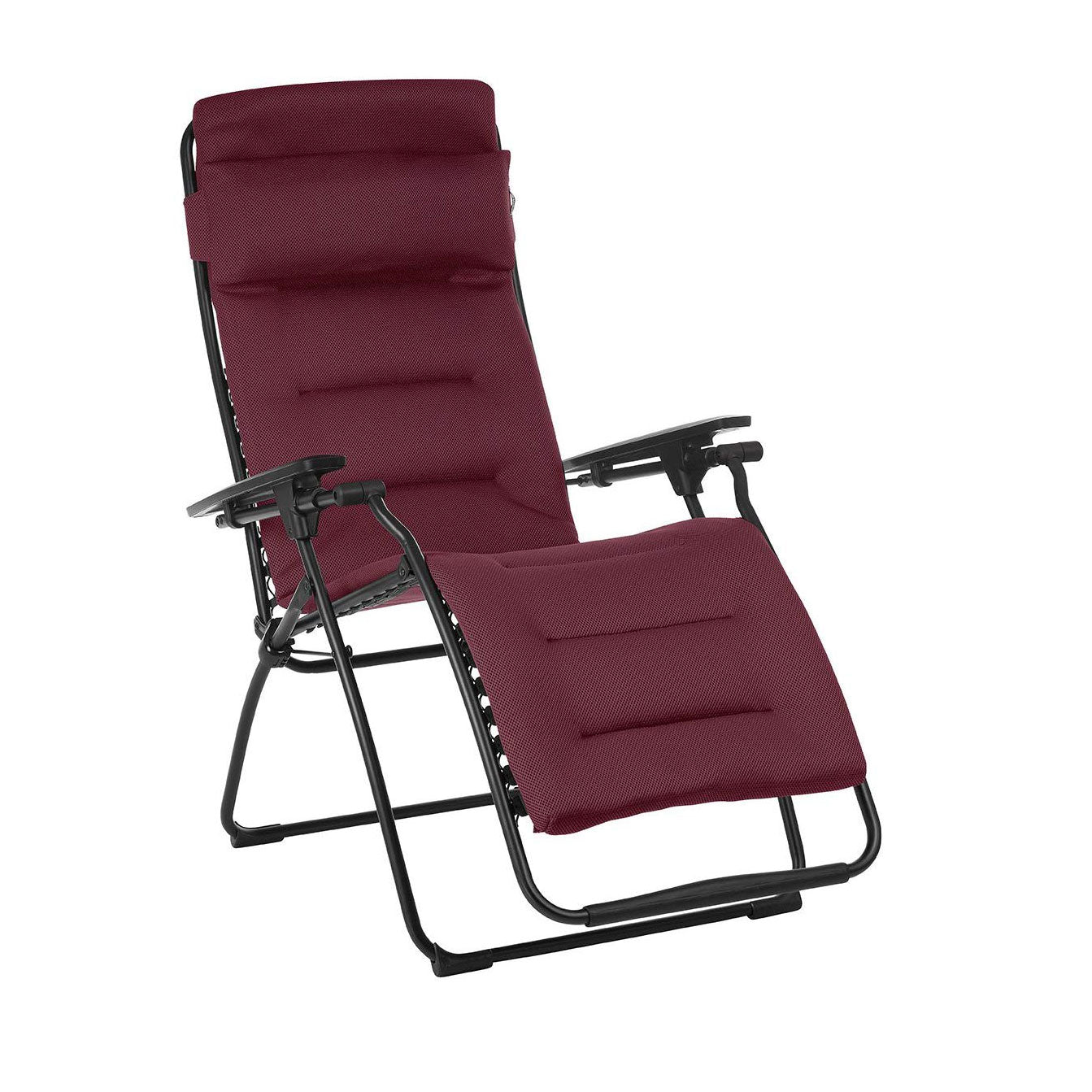 Lafuma Futura Air Comfort Zero Gravity Recliner Chair, Bordeaux (Open Box) - VMInnovations