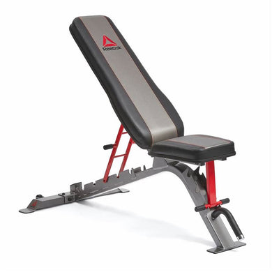 Reebok RBBE-10222 Home Gym Dual Adjustable Workout Weight Training Utility Bench