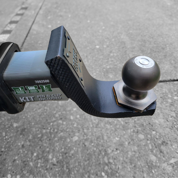 Reese Towpower Interlock Tactical Trailer Hitch Ball Mount Kit, Black (Open Box)