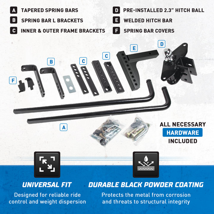 Reese Towpower 49913 Steel Pro Round Bar Weight Distributing Kit (Used)