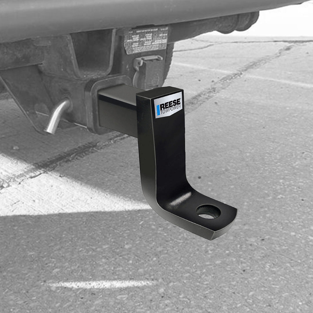 Reese Trailer Hitch Ball Mount, 2.5" Receiver, 7.75" Drop, 13000 lbs, Black - VMInnovations