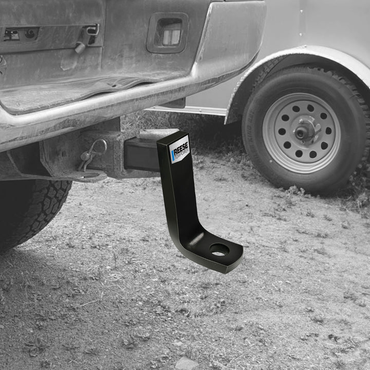 Reese Trailer Hitch Ball Mount, 2.5" Receiver, 7.75" Drop, 13000 lbs, Black - VMInnovations
