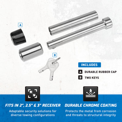 Reese Towpower Trailer Hitch Lock w/Ball Bearing Lock for Automotive (Open Box) - VMInnovations
