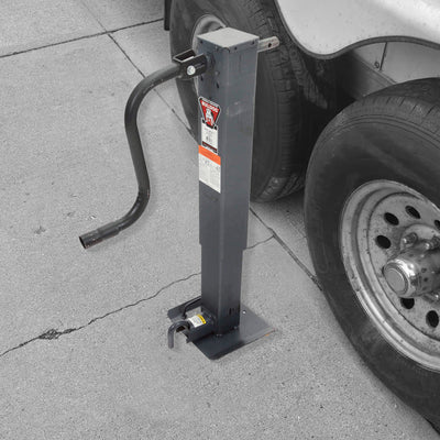 Bulldog HD Square Trailer Jack with 12,000 Pound Support Capacity for Automotive