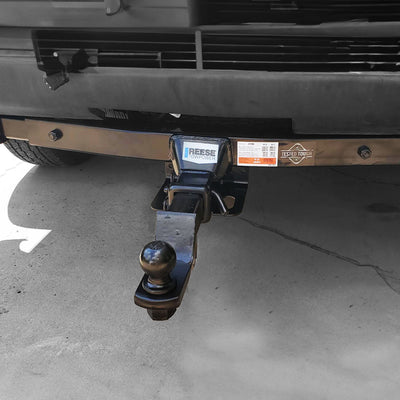 Reese Towpower Class 3 Multi Fit 2" Solid Welded Trailer Hitch, Black (Open Box)
