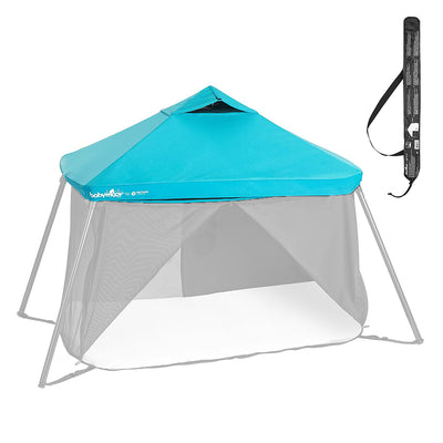Babymoov Naos Anti-UV Mesh Canopy for Naos Travel Cot, Blue (Canopy Only) - VMInnovations